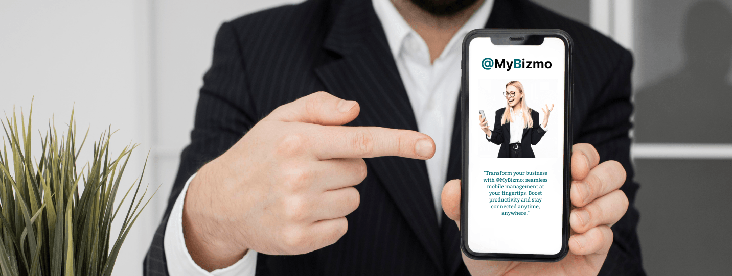 MyBizmo app on mobile